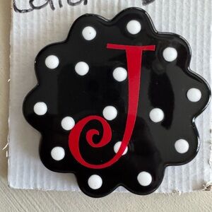 Happy Everything Ceramic Mini Letter *J* Attachment